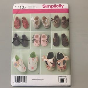 Simplicity baby shoe bootie pattern